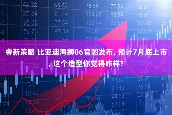 睿新策略 比亚迪海狮06官图发布, 预计7月底上市, 这个造型你觉得咋样?