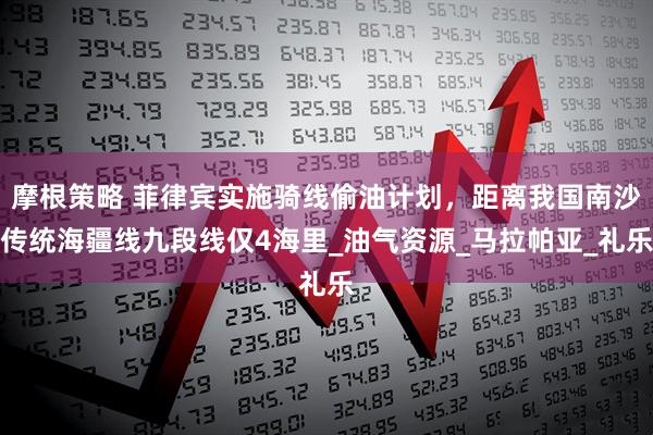 摩根策略 菲律宾实施骑线偷油计划，距离我国南沙传统海疆线九段线仅4海里_油气资源_马拉帕亚_礼乐